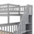 Hazzard Twin over Full  Standard Bunk Bed with Staircase and Trundle -2069036720