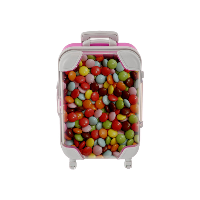 Décoration mini-valise à roulettes