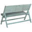 Banc de jardin en bois Mignardise-26221384