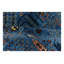 Aryana Wool Southwestern Area Rug in Blue/Rust