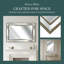 Miroir mural doré-675363315