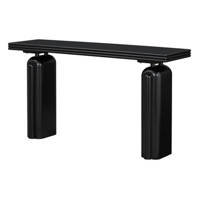 Chic, Elegant And Luxurious Acacia Veneer Console Table,Suitable For Entryway, Hallway, Living Room, Foyer, Corridor
