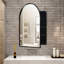 Armoire murale en métal avec miroir et tablettes réglables-287370712