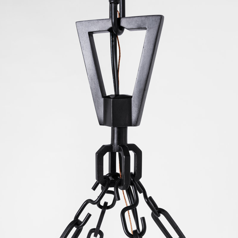 Darlana 12 - Light Wagon Wheel Chandelier, Polished Nickel/Natural Rattan, 32" H x 40" W x 38.75" D