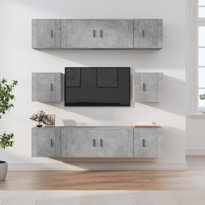 Aedyn Unfinished Floating TV Stand for TVs up to 78"