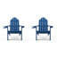 Chaise Adirondack en plastique Hackneyville-1044312002