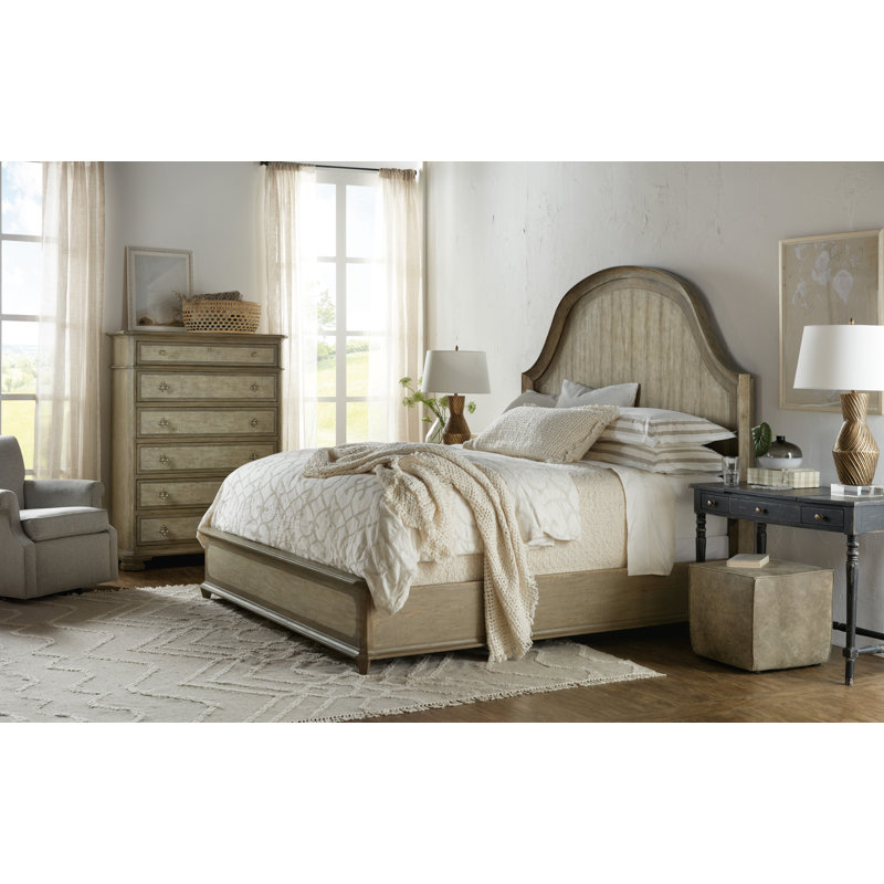 Alfresco Lauro Panel Bed with Metal, King