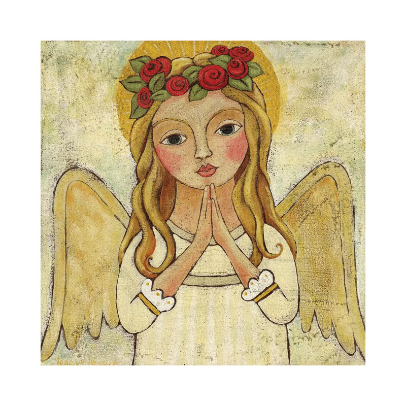 Angel Of Purity by Teresa Kogut - Wrapped Canvas Gallery-Wrapped Canvas Giclée, 45.72 cm H x 45.72 cm W x 3.175 cm D
