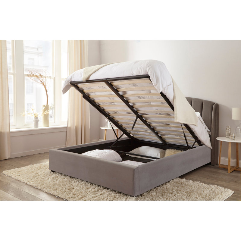 Upholstered Ottoman Bed, Double (4'6)