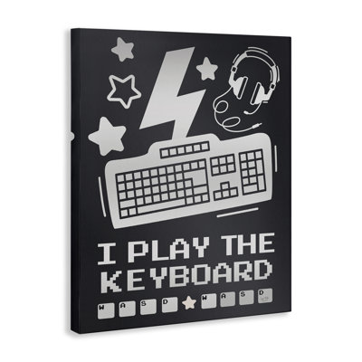«I Play The clavier humor», art mural par Lux + Me Designs