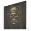 Symbole de pirate Jolly Roger - Art sur bois de pin naturel-427736797