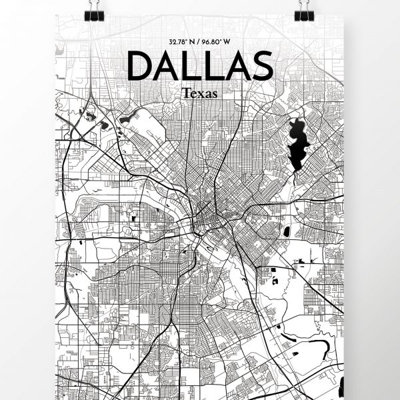 " Dallas City Map "