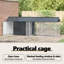142cm Galvanised Steel Floor Bird Cage