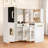 Wooden Modular Corner Play Kitchen with Writing Board, Stove, Sink, Drink Machine, and Phone-119289120