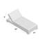 Coussins de chaise longue en teck Jess