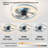 Ceiling Fan with Lights Dimmable LED