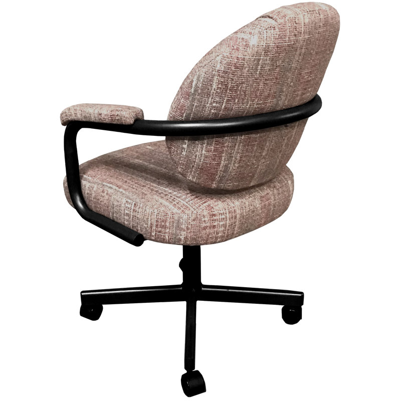 Bedolla Polyester Blend Task Chair, Black, Brown