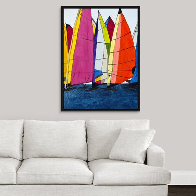 « racing the wind ii », peinture sur toile