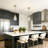 1-light Modern Hammered Tear-drop Glass Pendant Light-398678737
