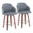 Violetta Swivel Upholstered Counter Stool-585630614-585630603