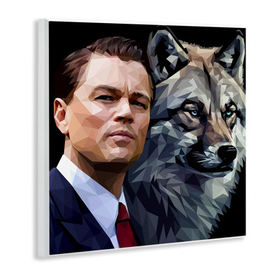 Art mural Leonardo avec loup par Birch & Ink