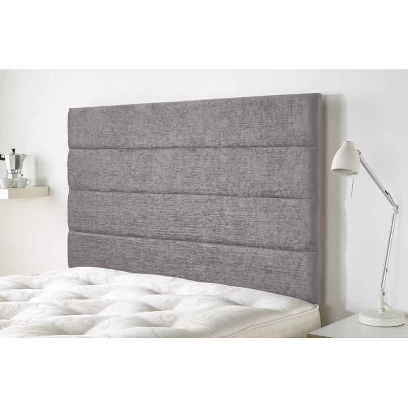 Upholstered Headboard, Kingsize (5'), Silver