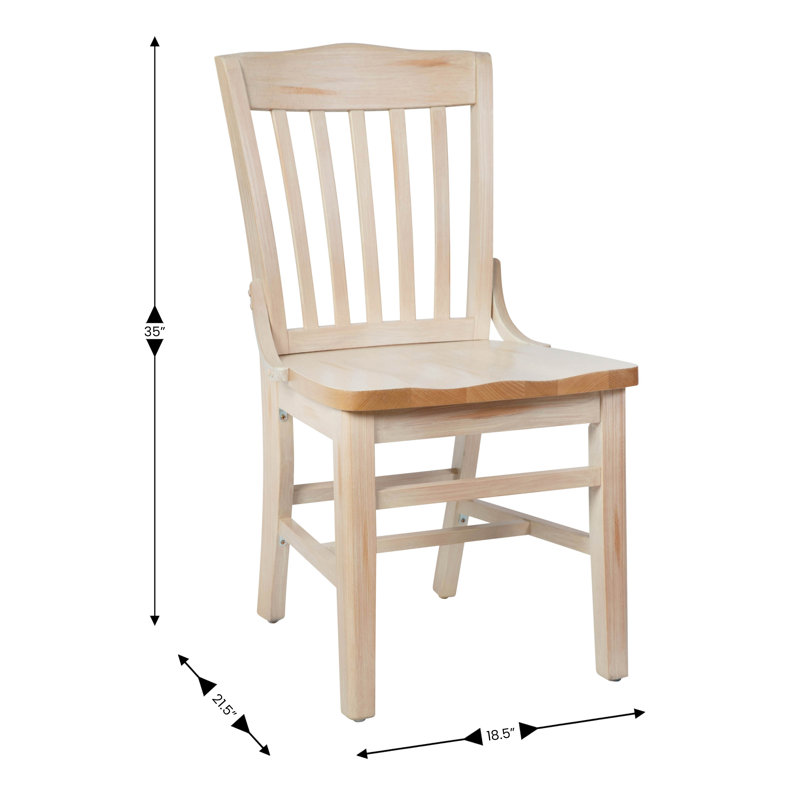 Chaise de restaurant en bois Hercules Series, Bois blanc