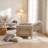 Tacara Ergonomic 3-Position Manual Recliner with Solid Wood Frame and Natural Oak Legs-106632325