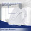 Quiet-Close Elongated Toilet Seat With Quick-Release Hinges