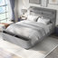 Grand lit tapissier en bois Demicah-90047063-90047066