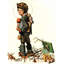 «Back to School» par Norman Rockwell, toile tendue avec châssis-709965598