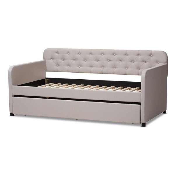 Charlton Home® Chehalis Upholstered Daybed with Trundle & Reviews | Wayfair