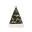 Accessoire de costume de chapeau de père Noël adulte unisexe vert et blanc camouflage - Taille unique