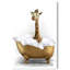 Bathtime Giraffe - Peinture sur toile-58873441-119891398-58873433
