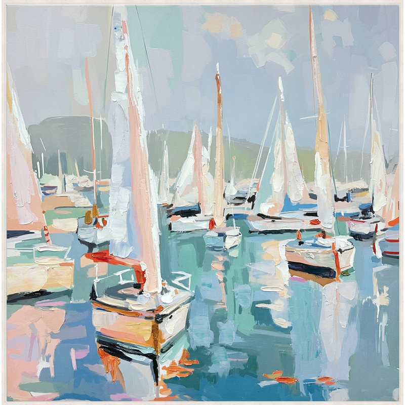 «Sails of Tranquility», art mural sur toile