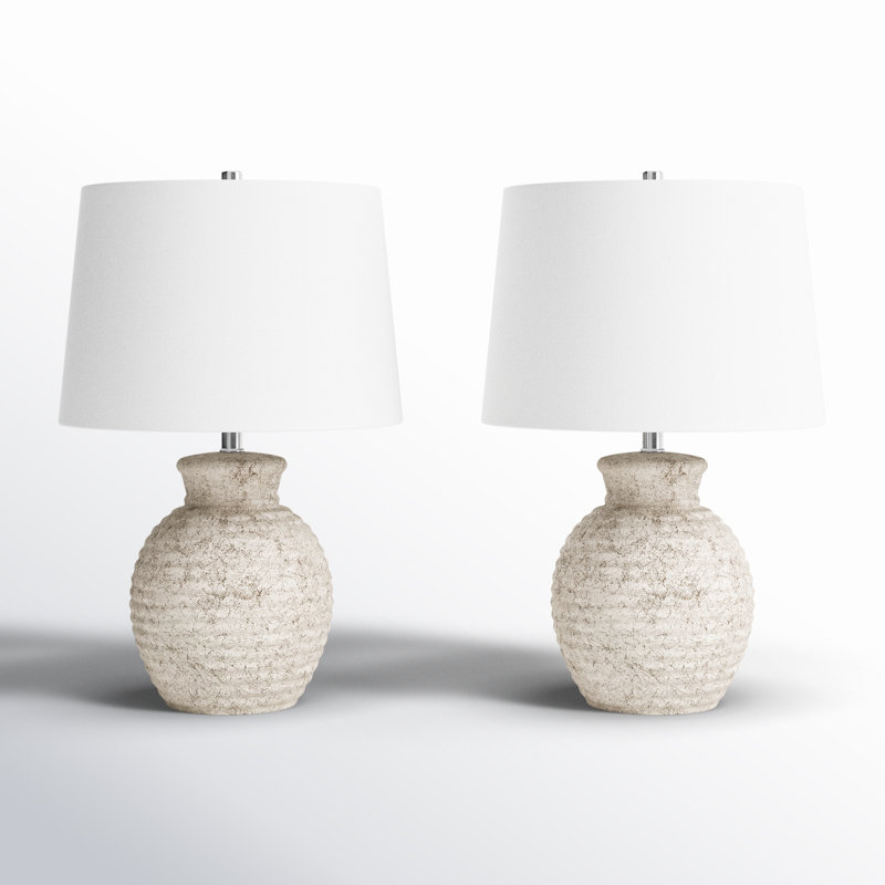 Askari 23" Ceramic Table Lamp Set