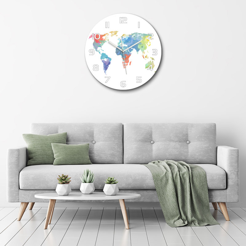 Joelys Glass Wall Clock