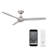 54" Blitzen 3 - Blade Smart Ceiling Fan With Remote Control Included, Works With Google Assistant, Amazon Alexa, iOS And Android APP-56616320-55354974