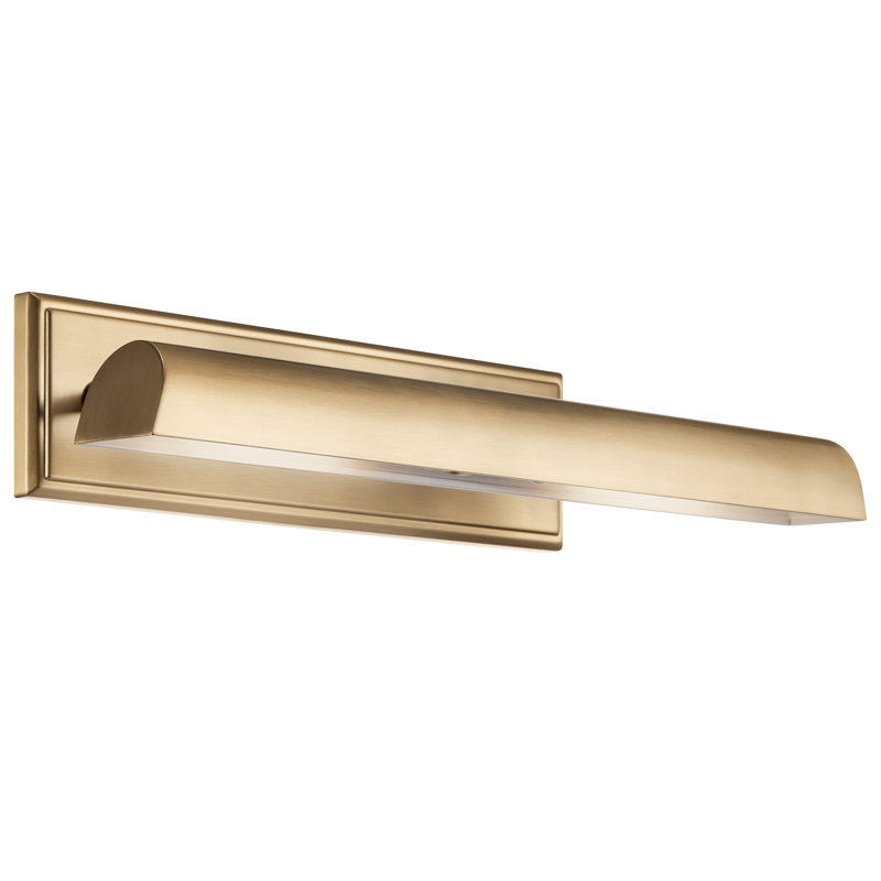 Lampe pour tableau à intensité variable, Bronze, H 4,75 po x l 24,25 po x P 8,5 po