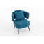 Chaise d'appoint rembourrée avec siège à ressorts ensachés-1979580197