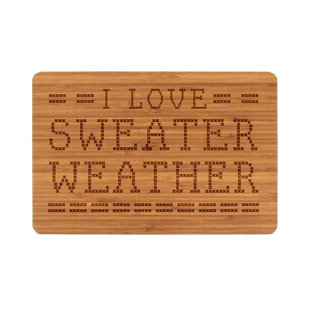 The Cutting Board Company Sweater Weather Bamboo Fall Cutting Board