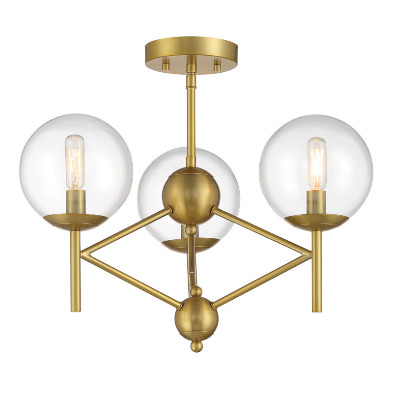 Jaylian Glass Flush Mount