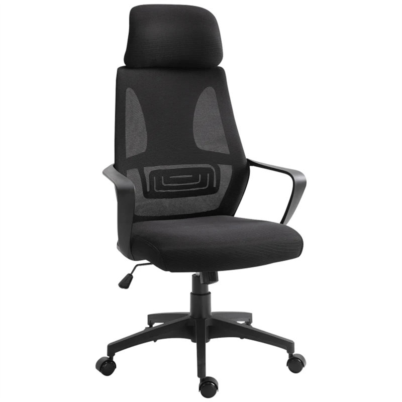 Mesh Desk Chair, Black, Black
