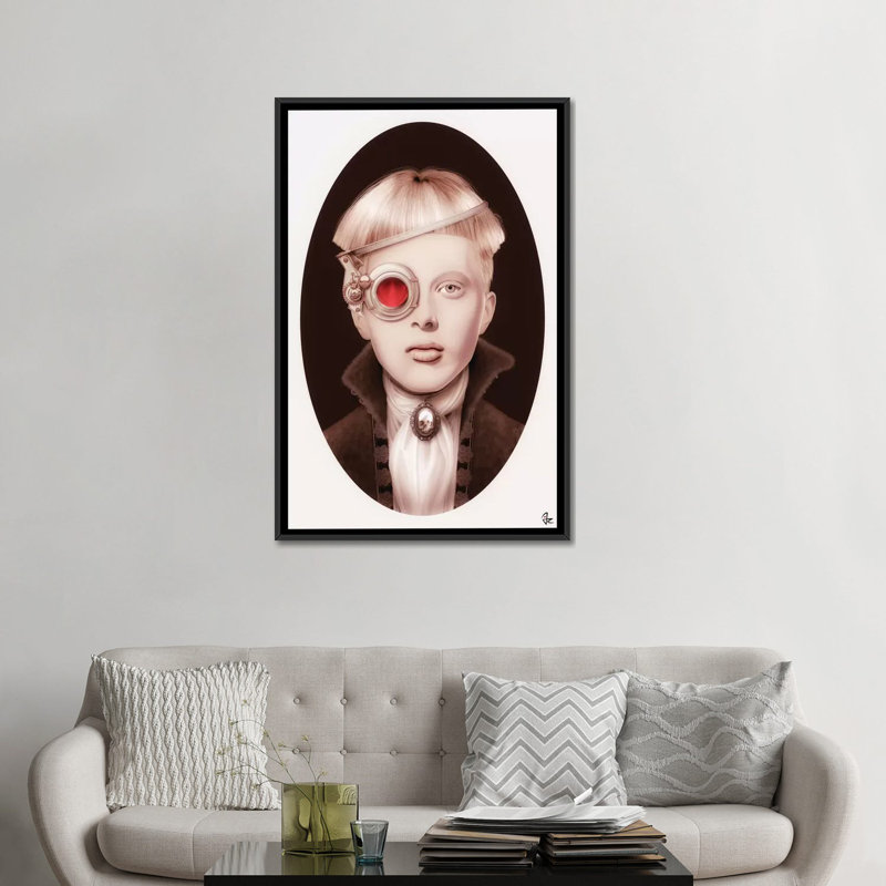 Steampunk, impression sur toile tendue, H 18 po x l 12 po x P 1,5 po, Toile tendue, Pas de tapis