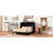 Full Size Murphy Bed With Large Drawers,Espresso-207448472