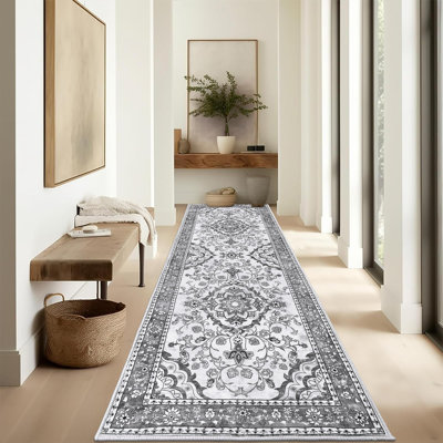 Floral Flatweave Area Rug