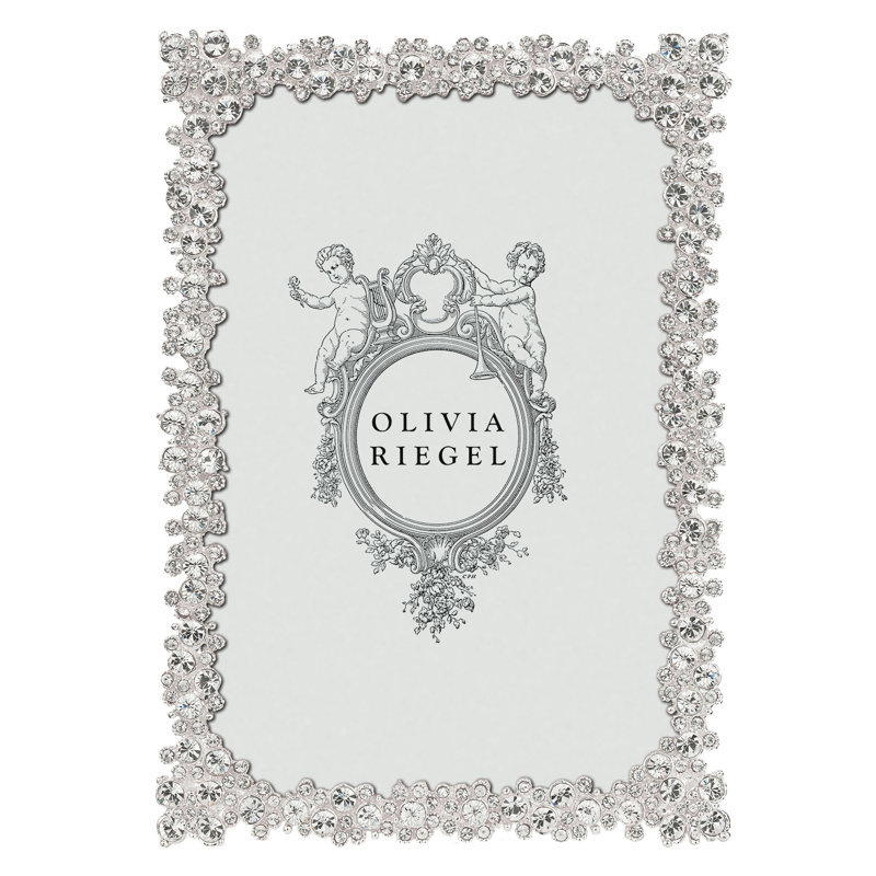 Princess Metal Picture Frame, 4" x 6", Silver