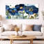 Art mural jardin printanier, toile florale fleurie, Jovanny-1716785608-1716785606