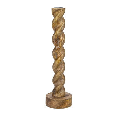 Bougeoir de table en bois 14,25 po Griffey
