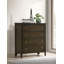 Commode 4 tiroirs cacao foncé